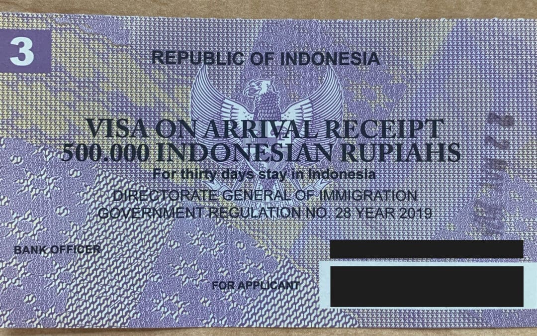 Visa On Arrival (VOA) for Indonesia